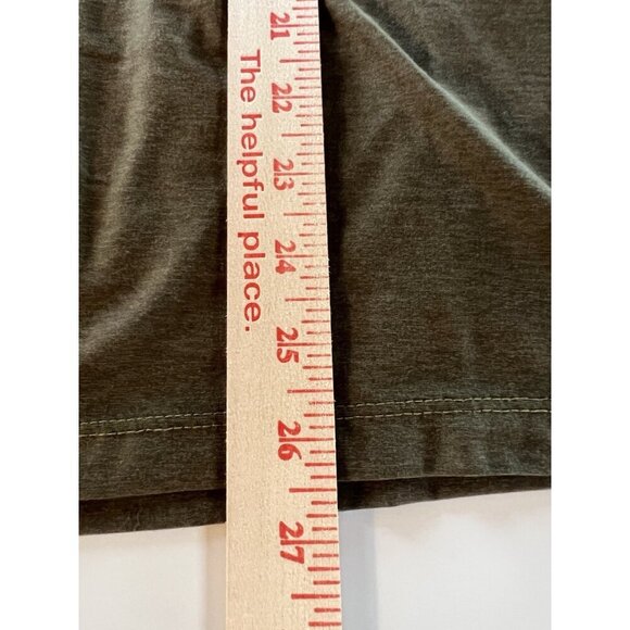 Beyond Yoga army green athleisure long slv top L soft silky comfy lightweight - Picture 7 of 7